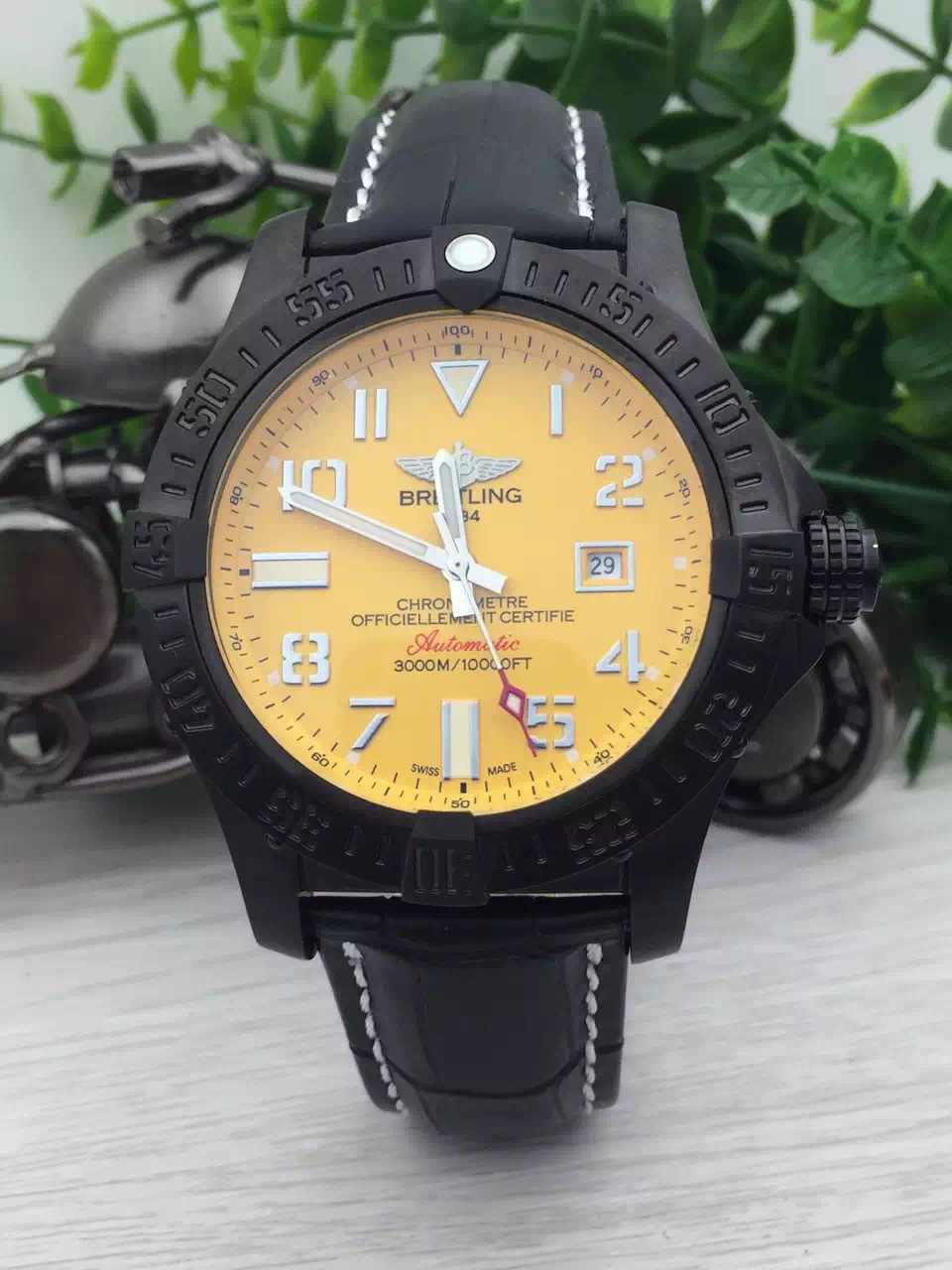 Men's Automatic Mechanical Watch 904L Stainless Steel 46mm- BR 159