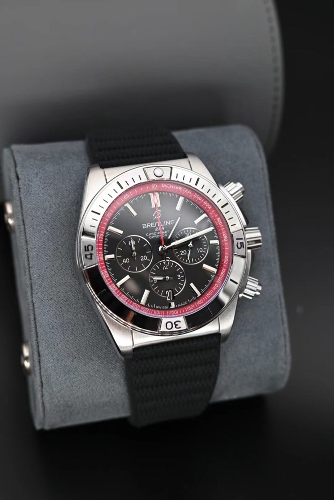 Men's Quartz Watch Chronograph 904L Stainless Steel 46mm- BR 191