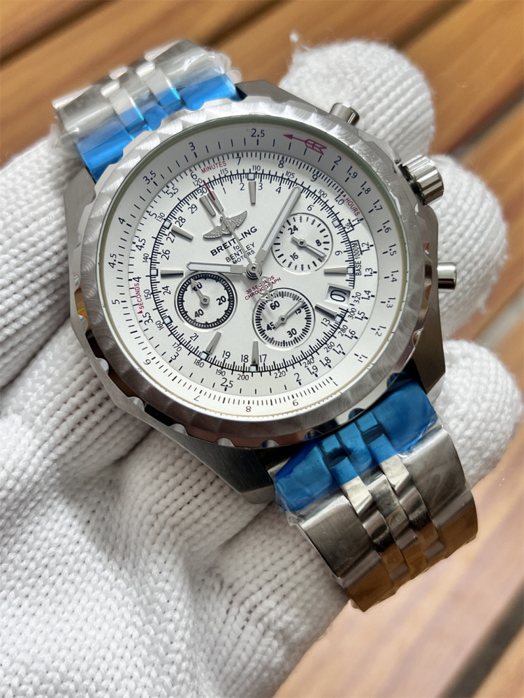 Men's Quartz Watch Chronograph 904L Stainless Steel 47mm- BR 226