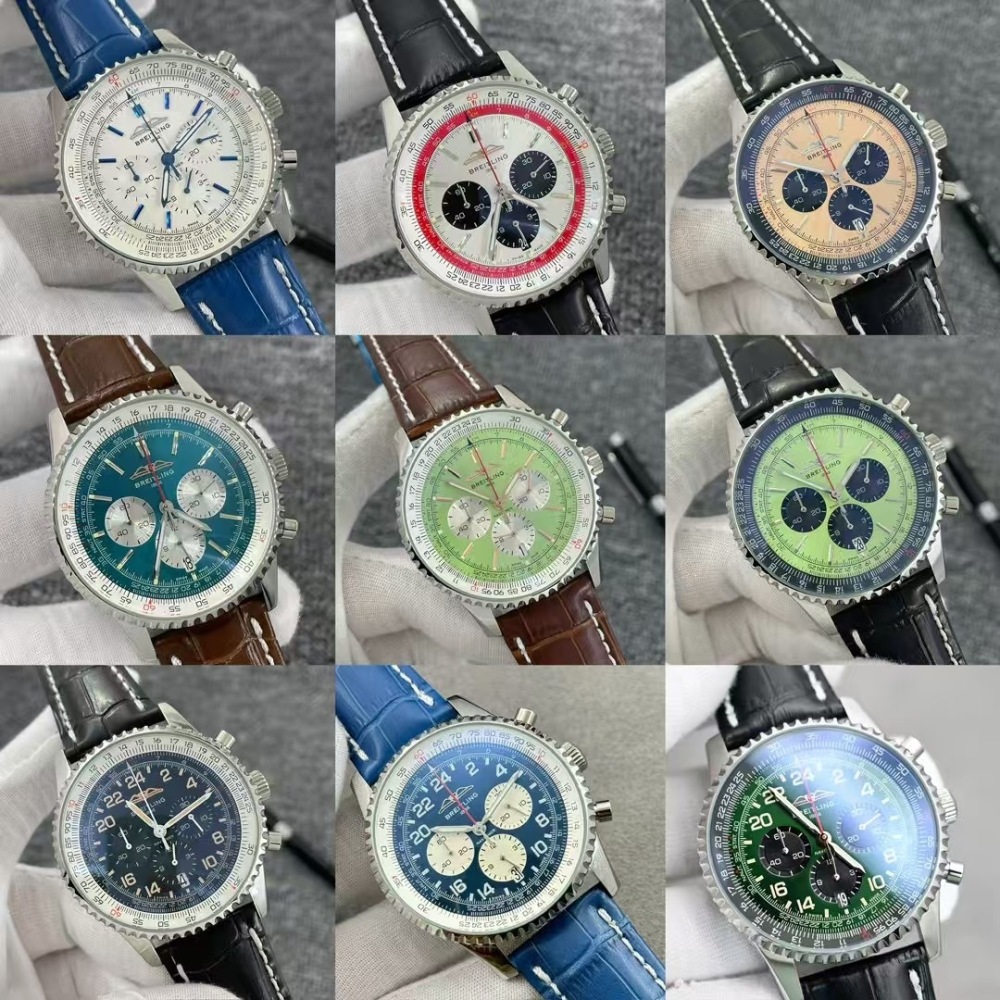 Men's Quartz Watch Chronograph 904L Stainless Steel 46mm- BR 212