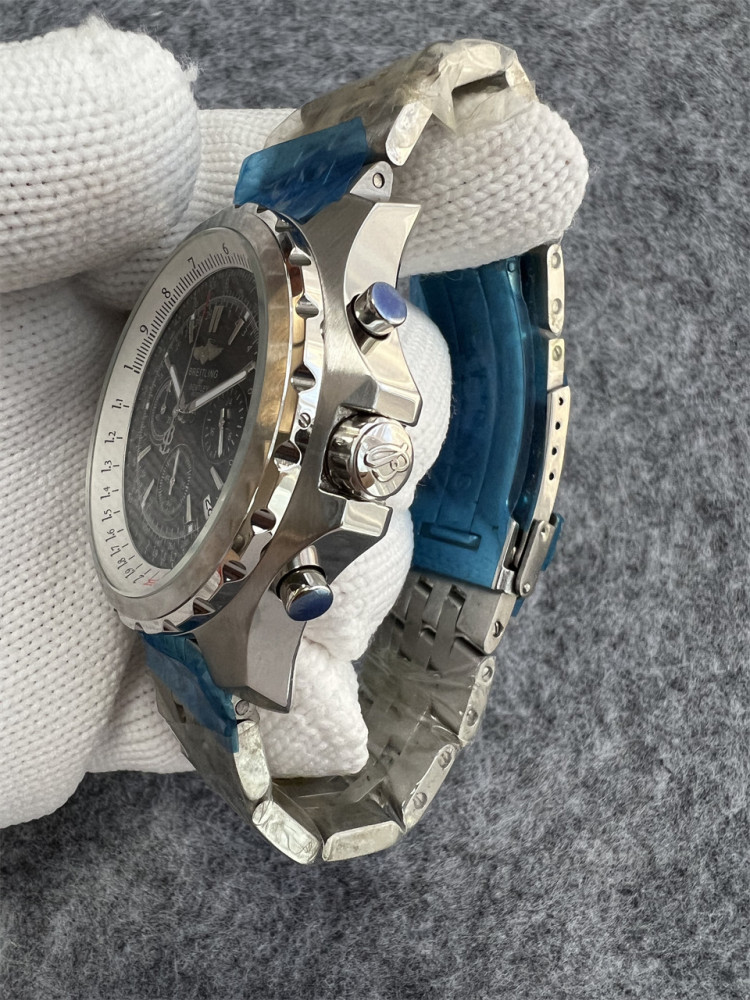 Men's Quartz Watch Chronograph 904L Stainless Steel 47mm- BR 200