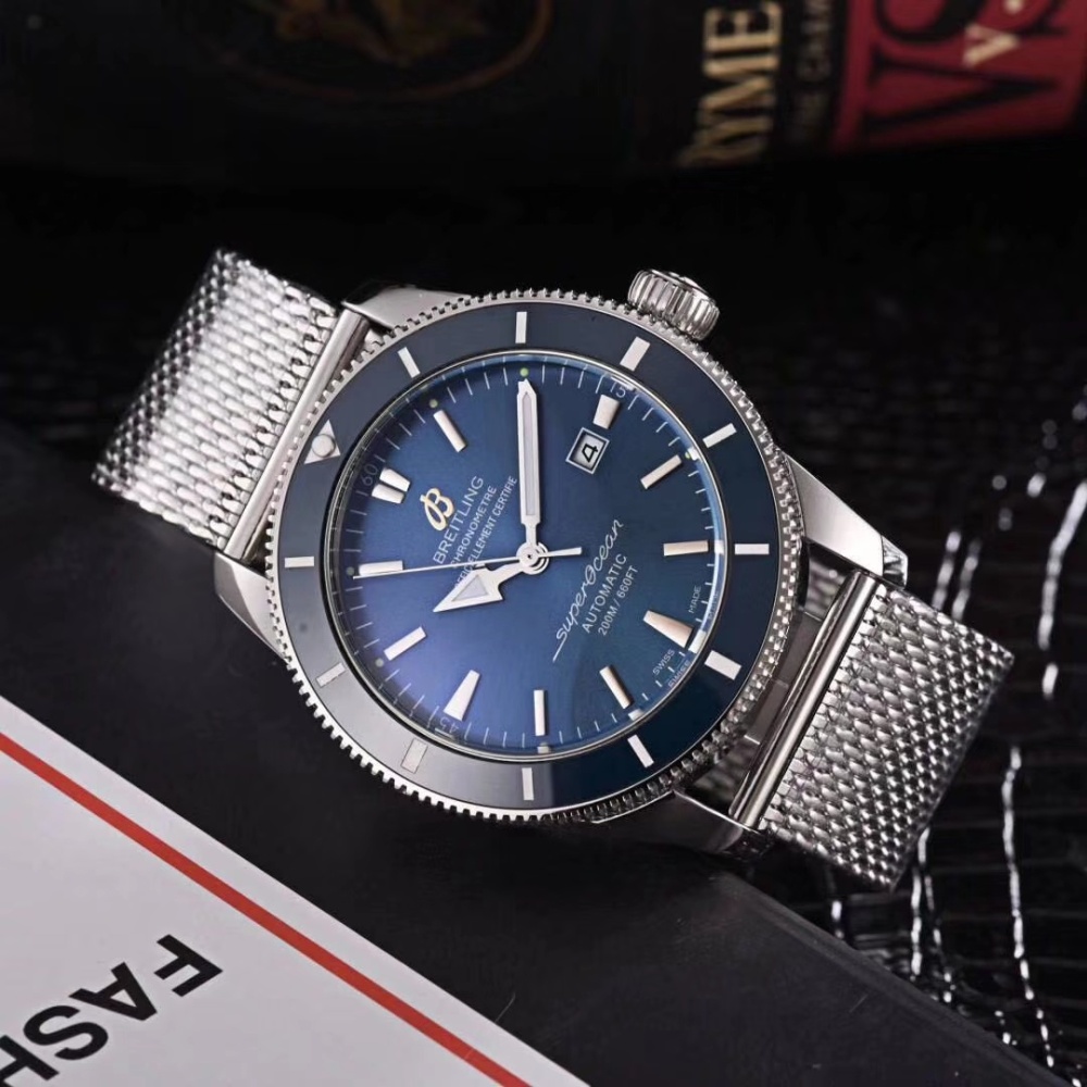 Men's Automatic Mechanical Watch 904L Stainless Steel 46mm- BR 43