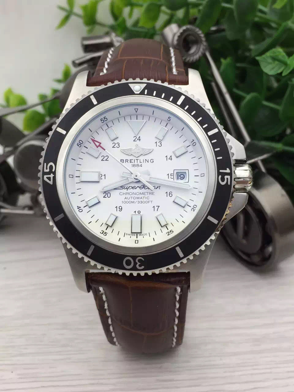 Men's Automatic Mechanical Watch 904L Stainless Steel 46mm- BR 153