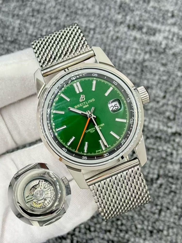 Men's Automatic Mechanical Watch 904L Stainless Steel 43mm- BR 220