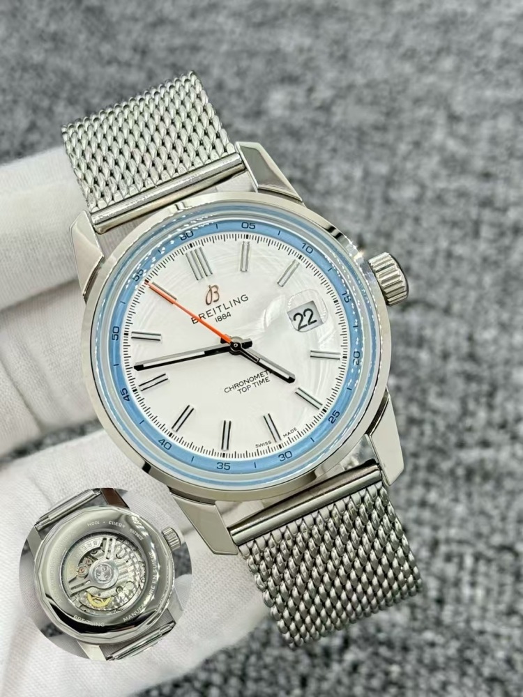 Men's Automatic Mechanical Watch 904L Stainless Steel 43mm- BR 220