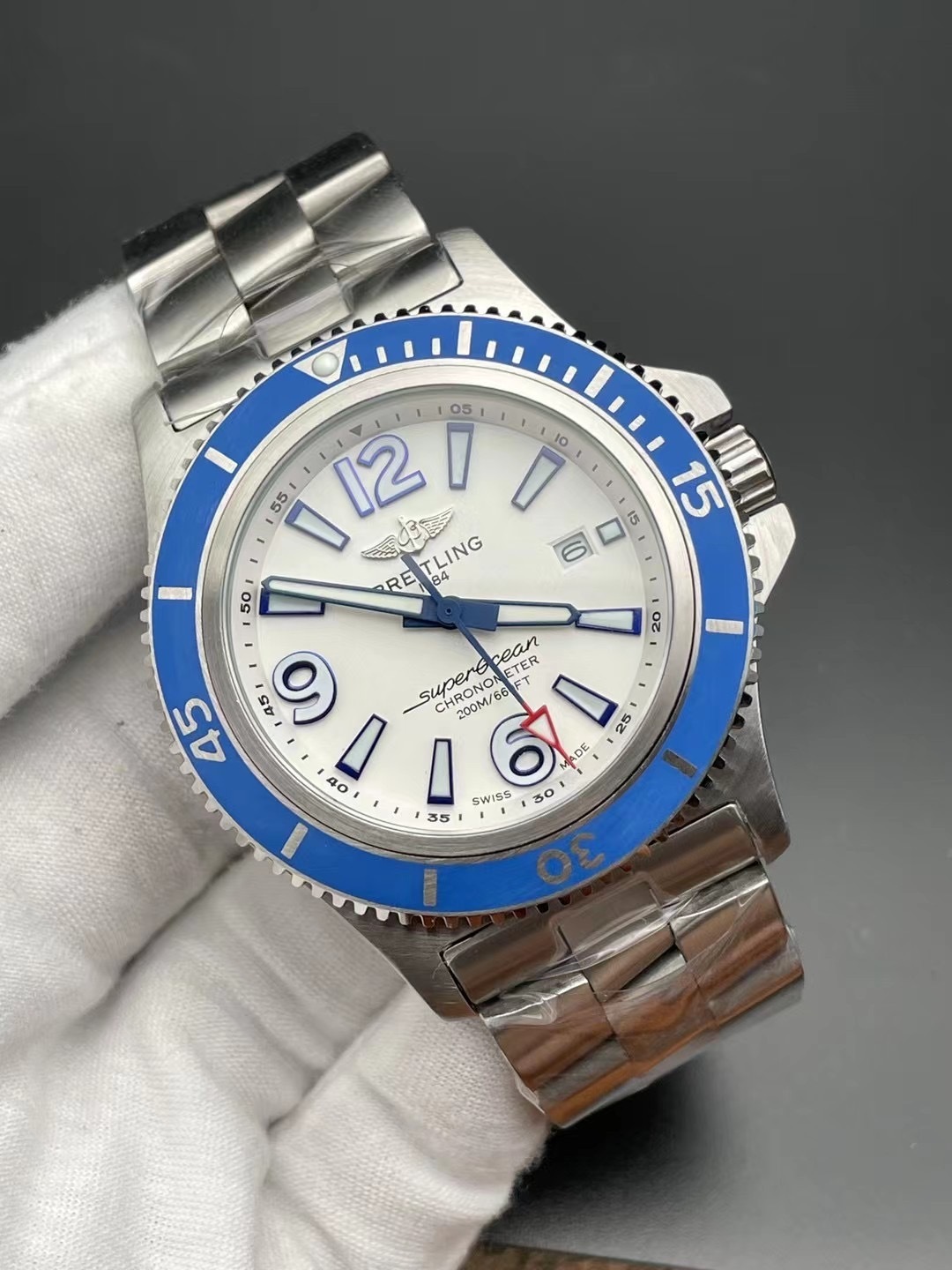 Men's Automatic Mechanical Watch 904L Stainless Steel 46mm- BR 173