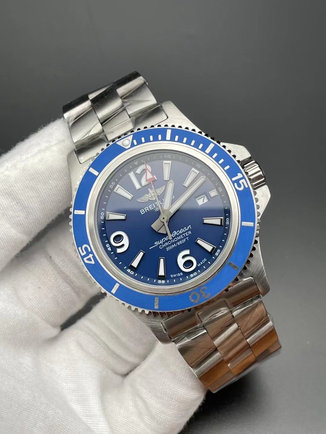 Men's Automatic Mechanical Watch 904L Stainless Steel 46mm- BR 173