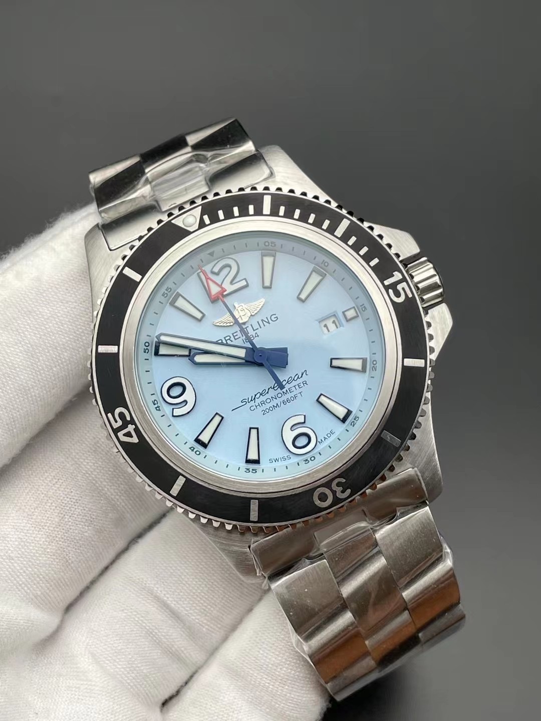 Men's Automatic Mechanical Watch 904L Stainless Steel 46mm- BR 173