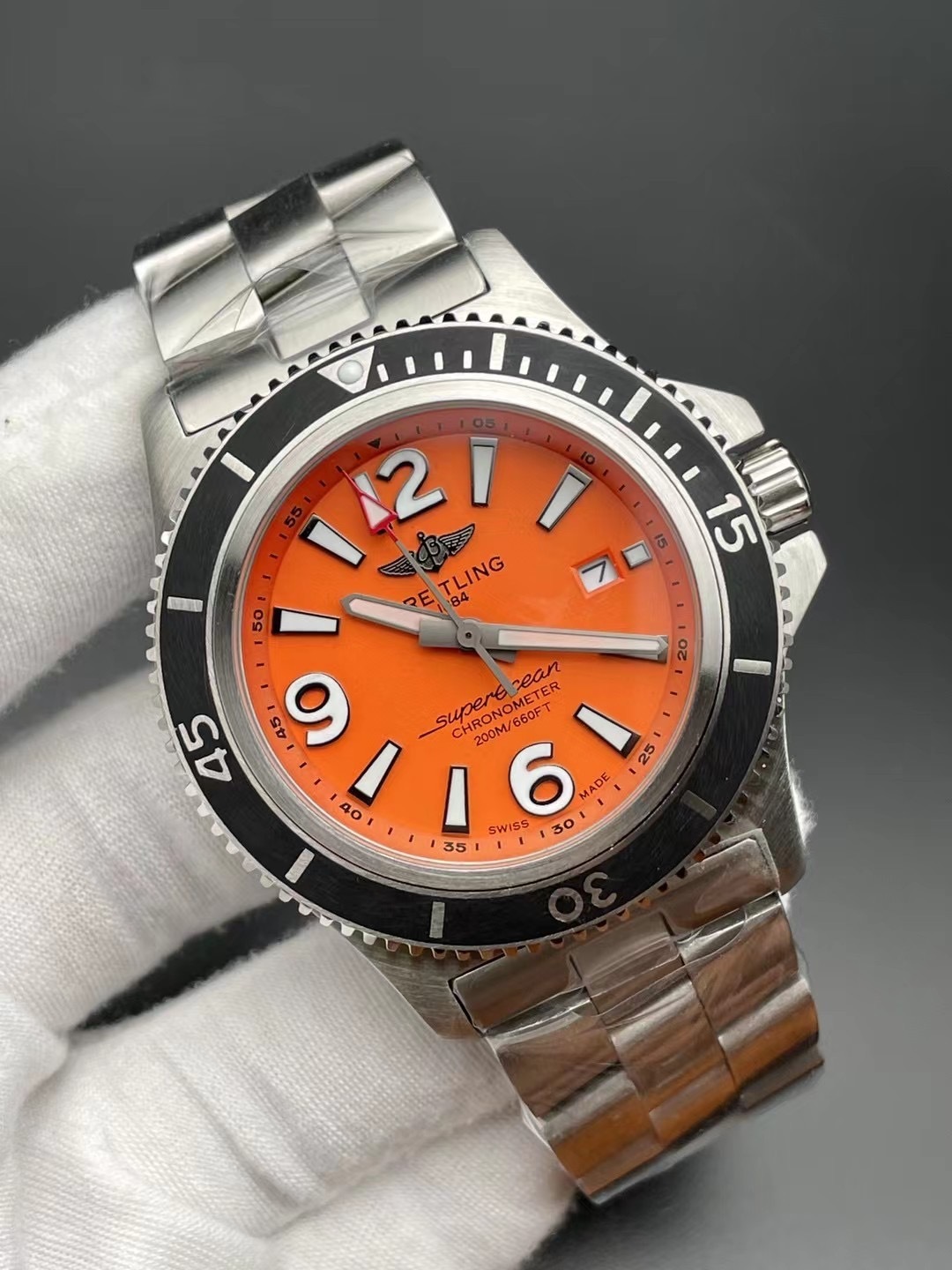 Men's Automatic Mechanical Watch 904L Stainless Steel 46mm- BR 173