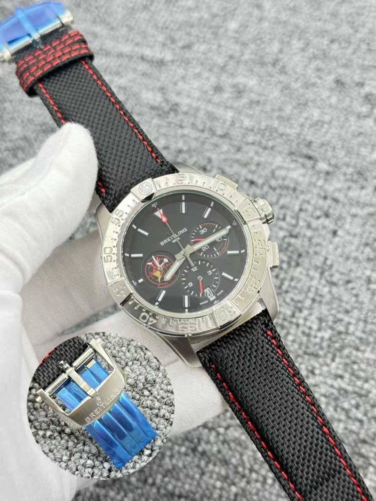 Men's Quartz Watch Chronograph 904L Stainless Steel 43mm- BR 210