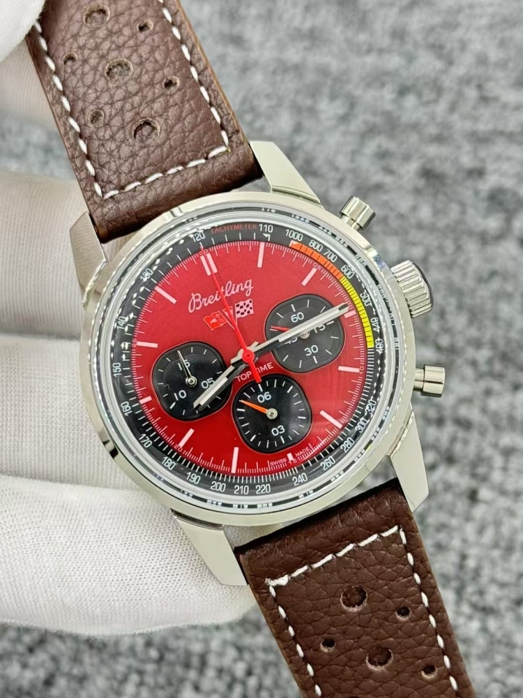Men's Quartz Watch Chronograph 904L Stainless Steel 43mm- BR 217