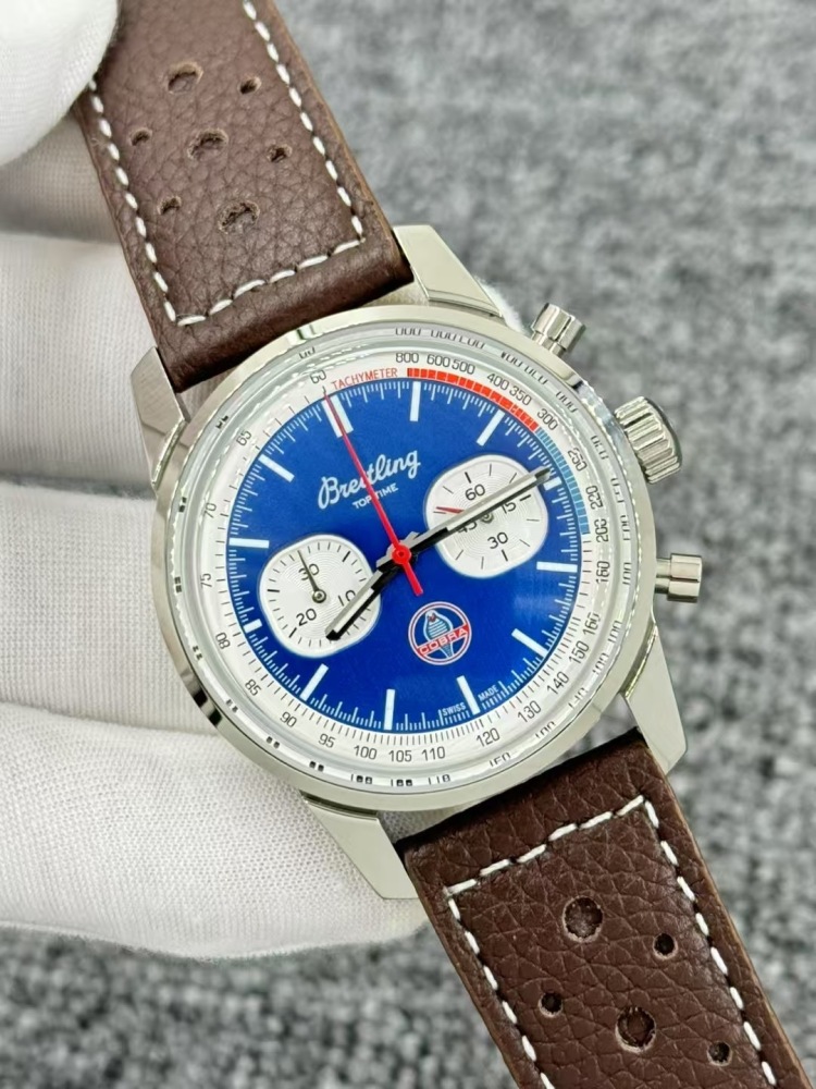 Men's Quartz Watch Chronograph 904L Stainless Steel 43mm- BR 217