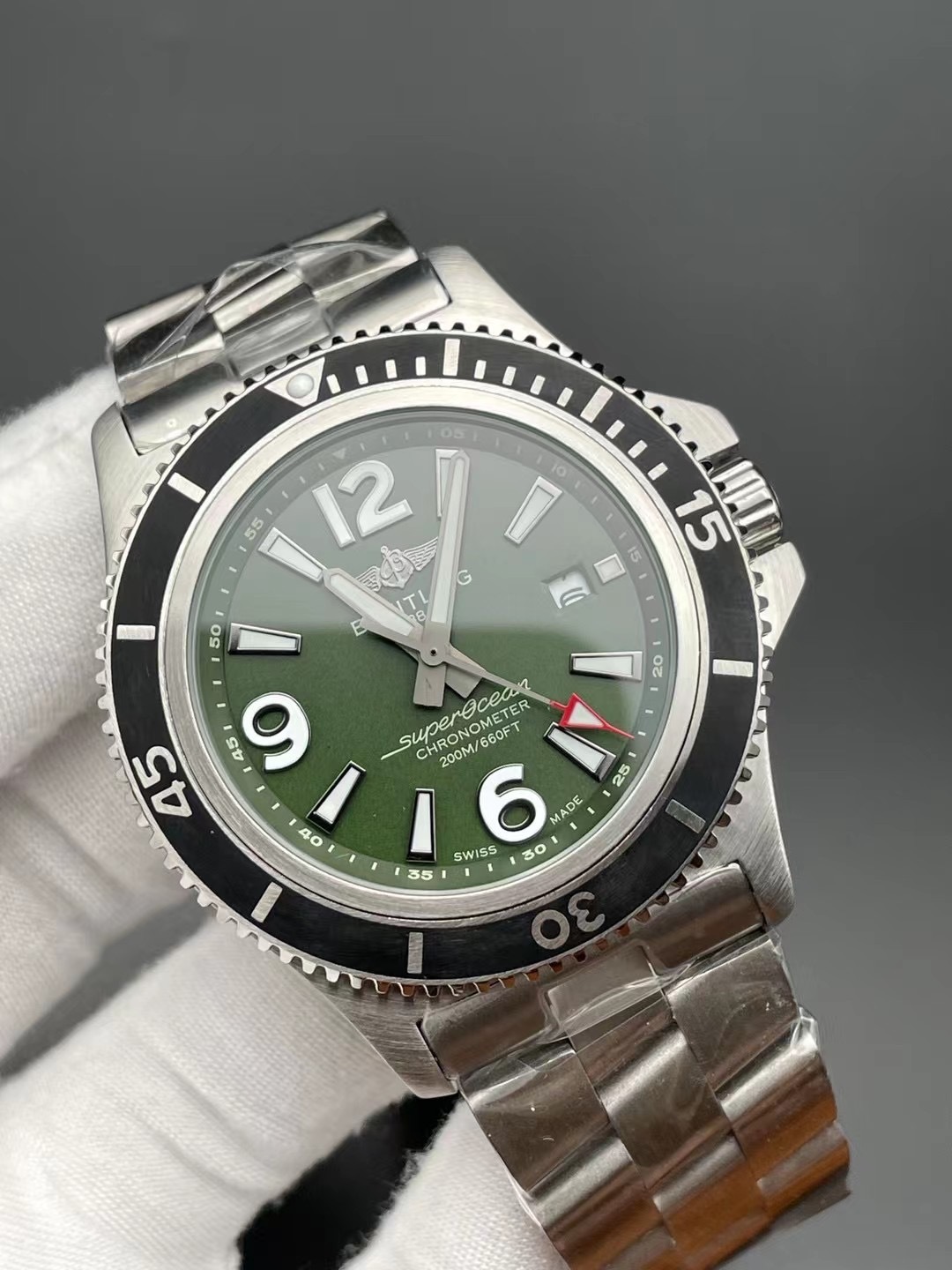 Men's Automatic Mechanical Watch 904L Stainless Steel 46mm- BR 173