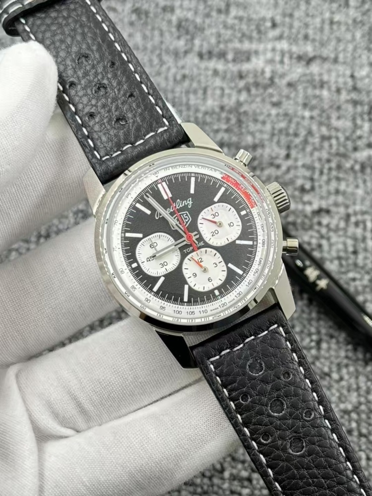 Men's Quartz Watch Chronograph 904L Stainless Steel 43mm- BR 217