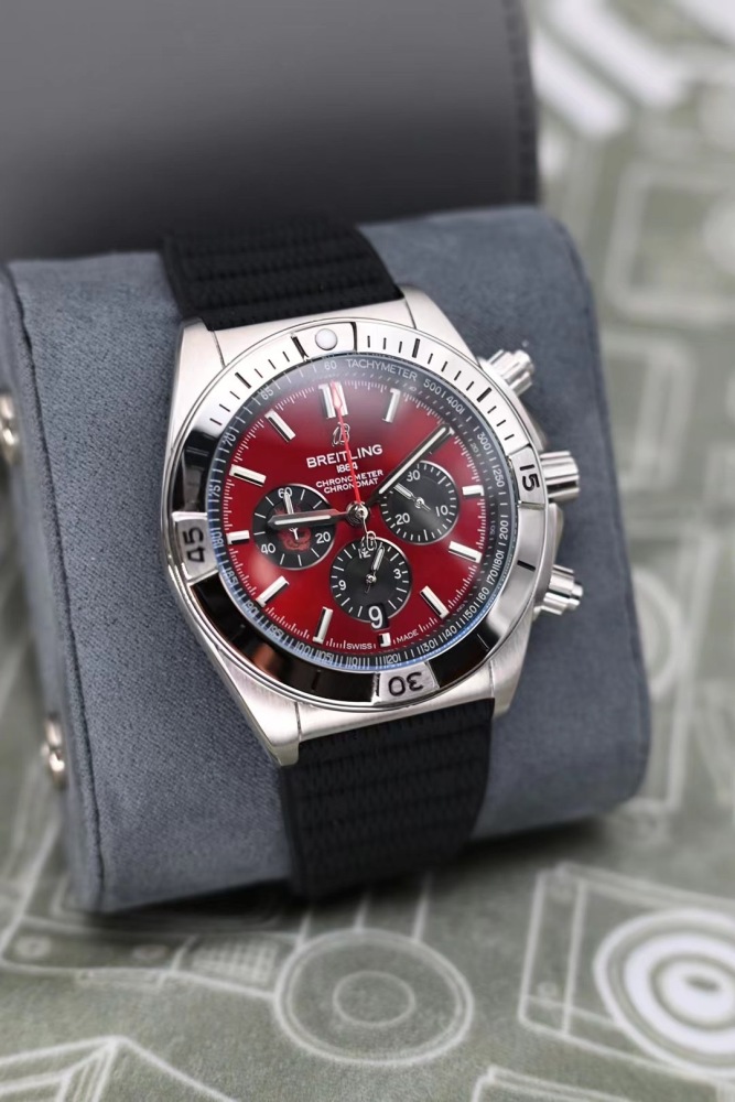 Men's Quartz Watch Chronograph 904L Stainless Steel 46mm- BR 191