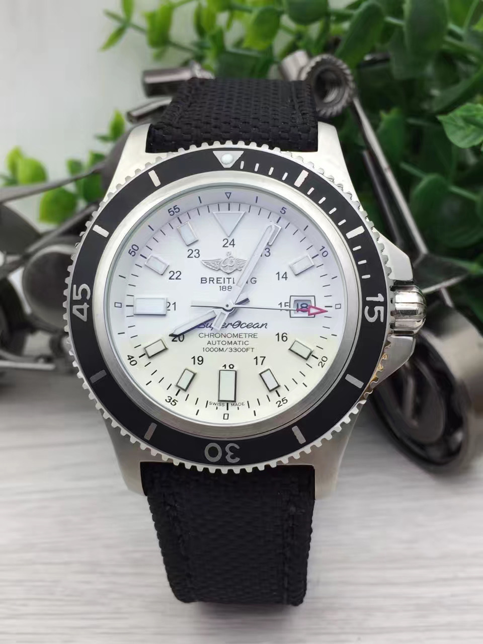 Men's Automatic Mechanical Watch 904L Stainless Steel 46mm- BR 153