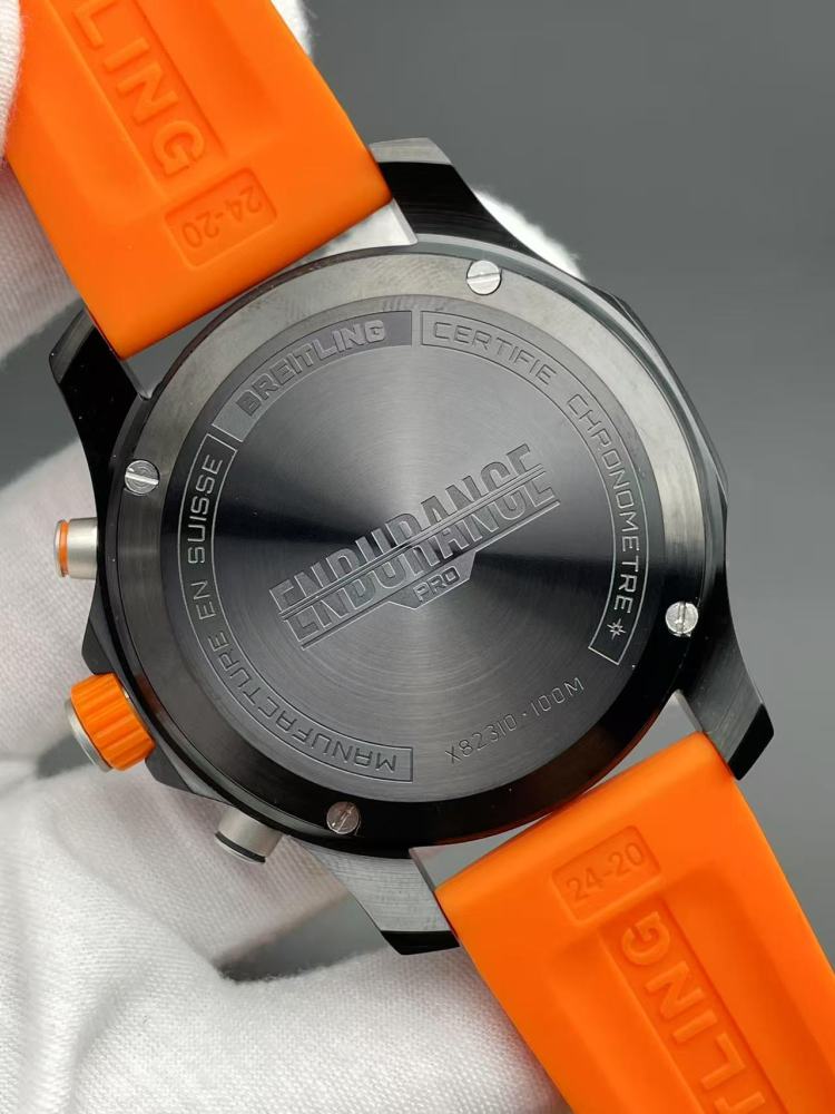 Men's Quartz Watch Chronograph 904L Stainless Steel 46mm- BR 208