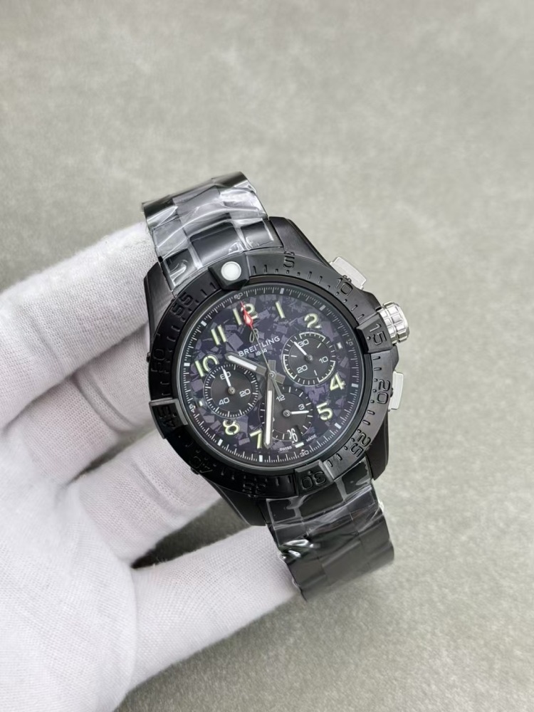 Men's Quartz Watch Chronograph 904L Stainless Steel 43mm- BR 209