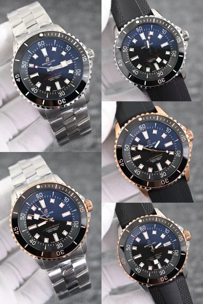 Men's Automatic Mechanical Watch 904L Stainless Steel 46mm- BR 169