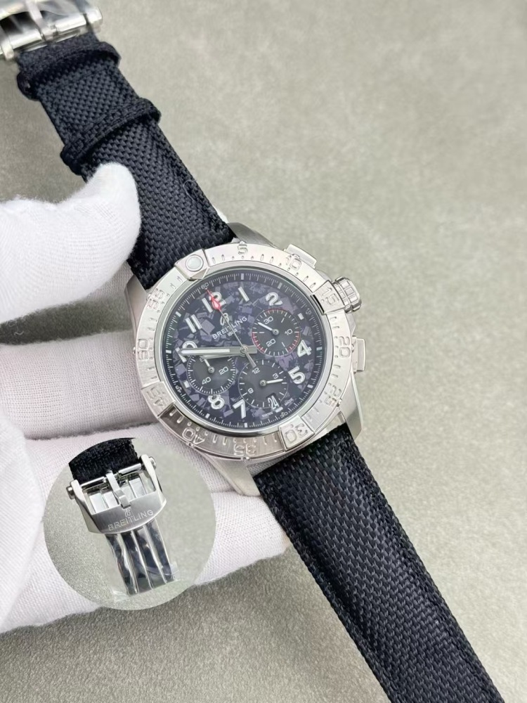 Men's Quartz Watch Chronograph 904L Stainless Steel 43mm- BR 209