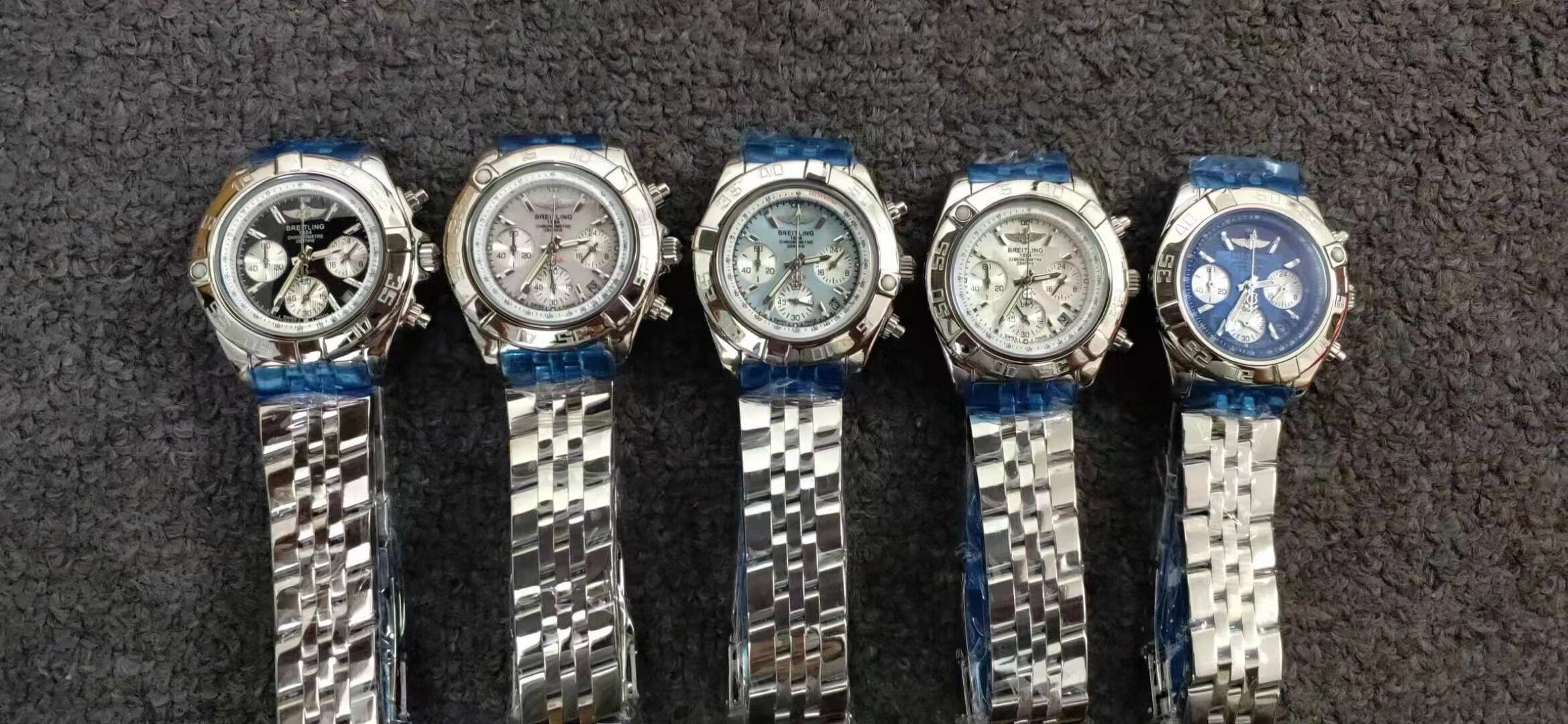 Women's  Quartz Watch Chronograph 904L Stainless Steel 36 mm- BR 199