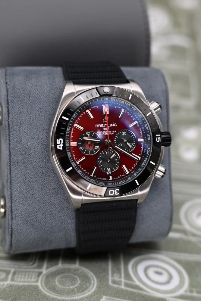 Men's Quartz Watch Chronograph 904L Stainless Steel 46mm- BR 191
