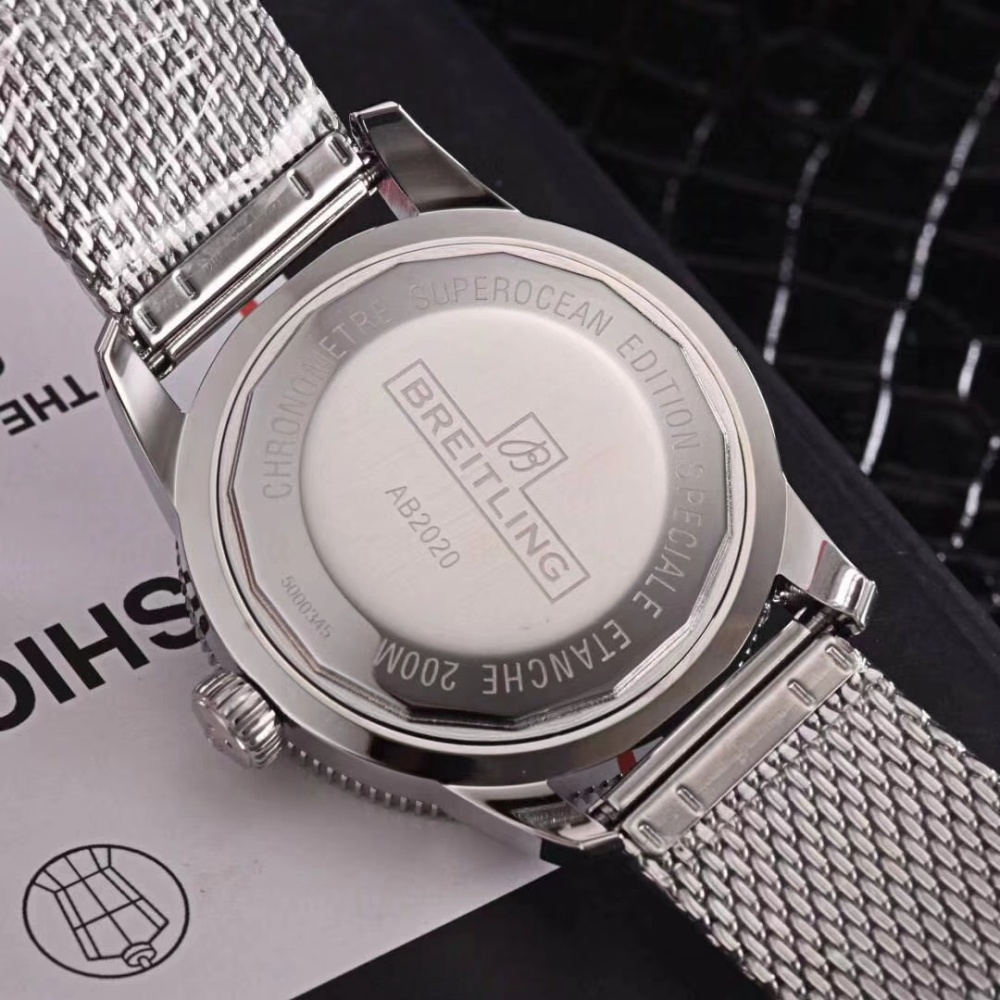 Men's Automatic Mechanical Watch 904L Stainless Steel 46mm- BR 43