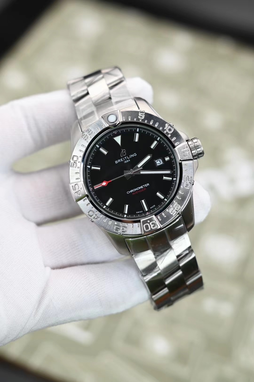 Men's Automatic Mechanical Watch 904L Stainless Steel 45mm- BR 194