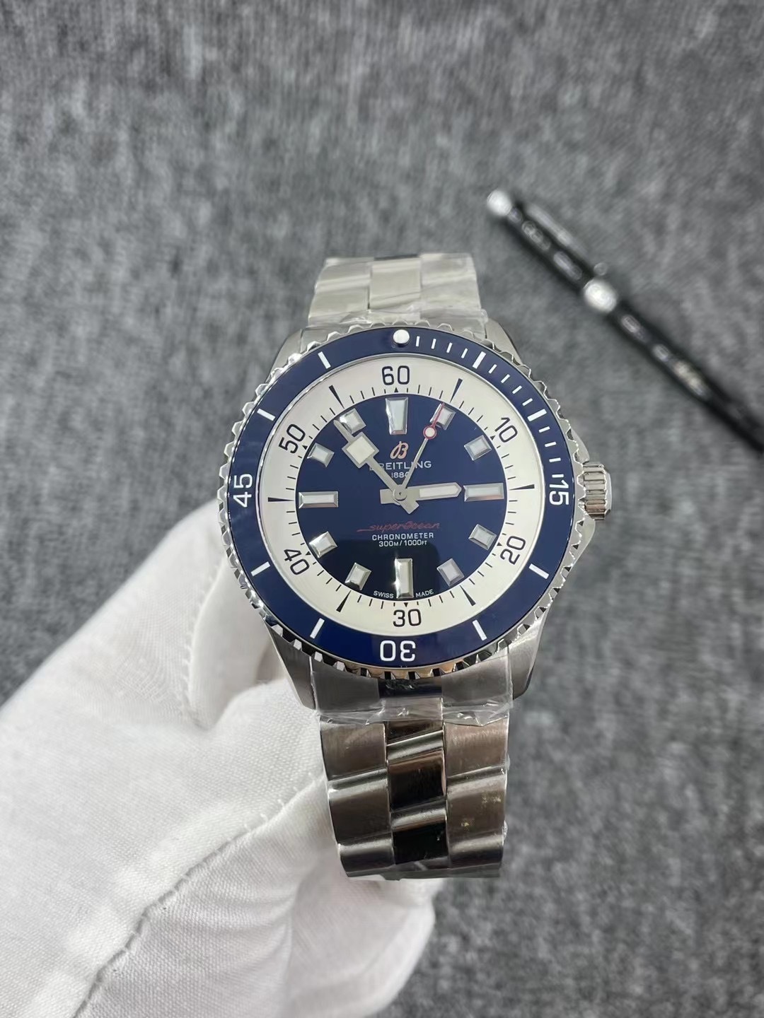 Men's Automatic Mechanical Watch 904L Stainless Steel 46mm- BR 170