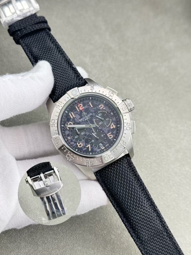 Men's Quartz Watch Chronograph 904L Stainless Steel 43mm- BR 209
