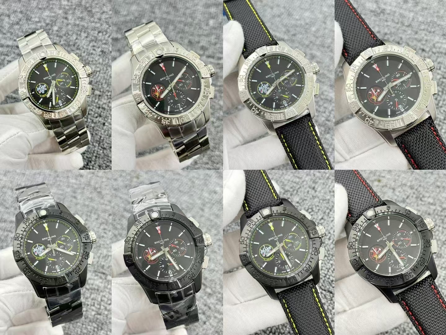 Men's Quartz Watch Chronograph 904L Stainless Steel 43mm- BR 210