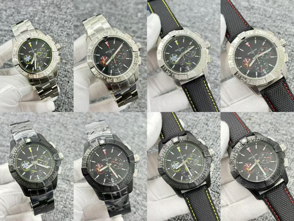 Men's Quartz Watch Chronograph 904L Stainless Steel 43mm- BR 210