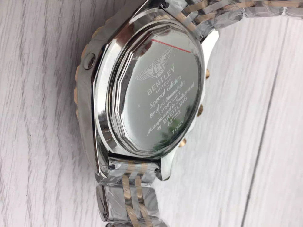 Men's Quartz Watch Chronograph 904L Stainless Steel 46mm- BR 156
