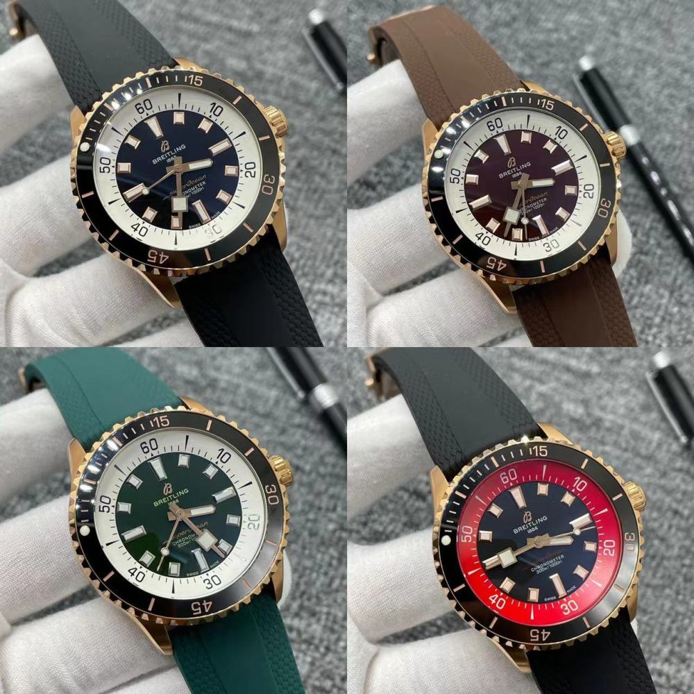 Men's Automatic Mechanical Watch 904L Stainless Steel 46mm- BR 169