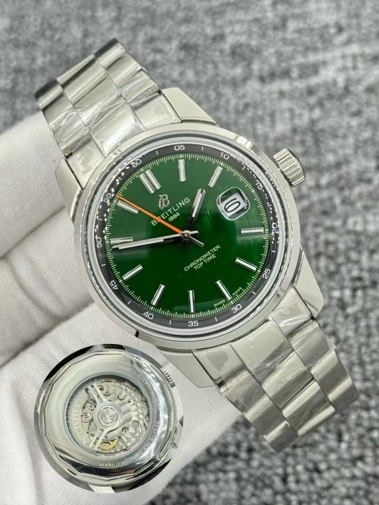 Men's Automatic Mechanical Watch 904L Stainless Steel 43mm- BR 220