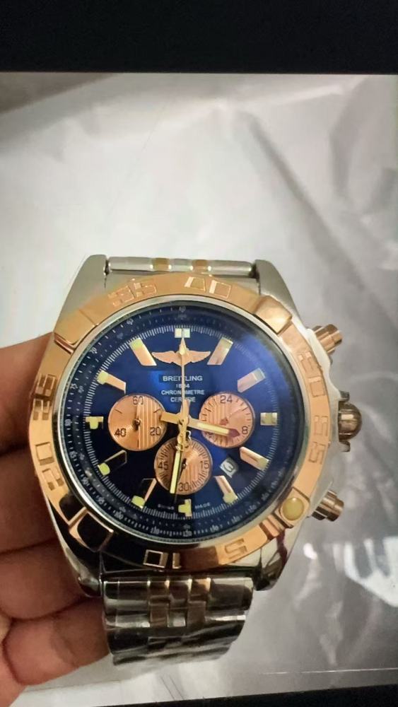 Men's Quartz Watch Chronograph 904L Stainless Steel 42mm- BR 230