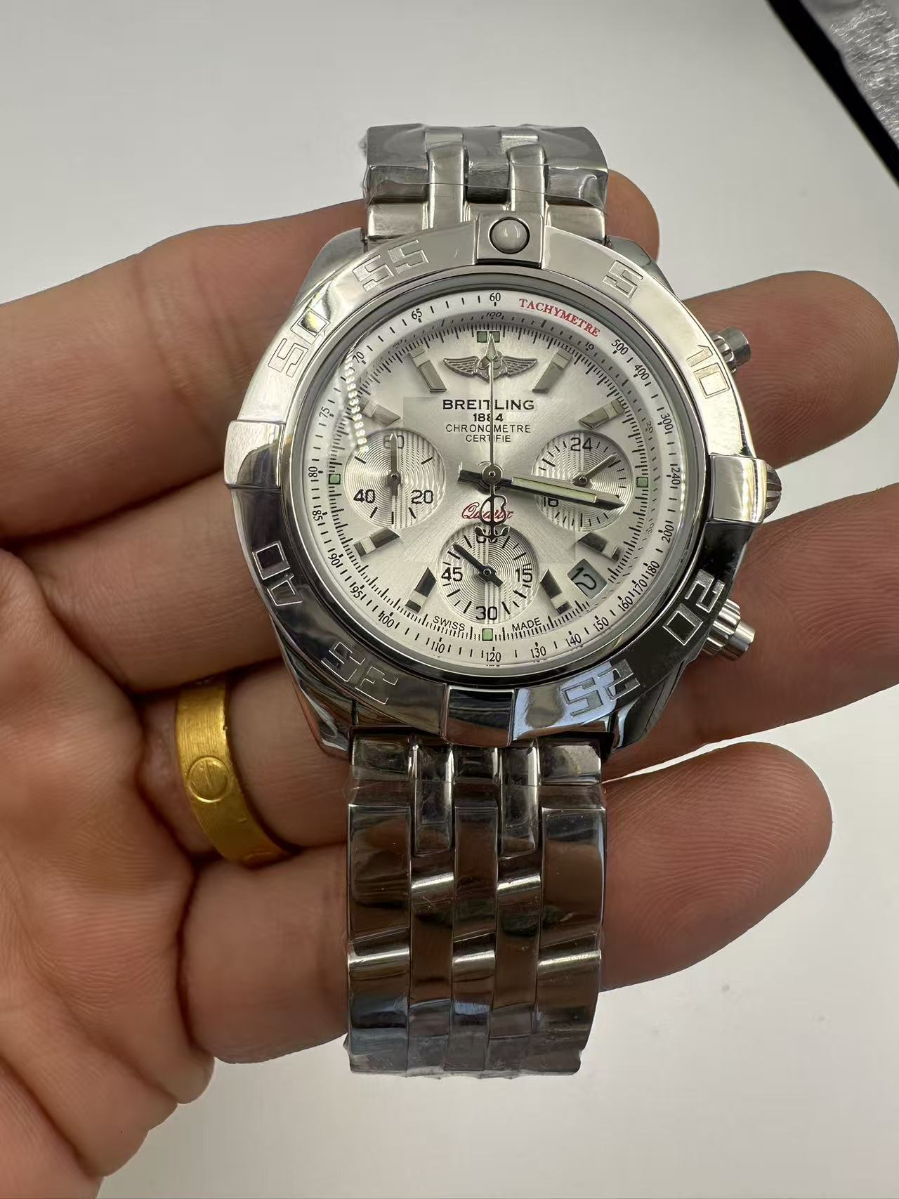 Women's  Quartz Watch Chronograph 904L Stainless Steel 36 mm- BR 199