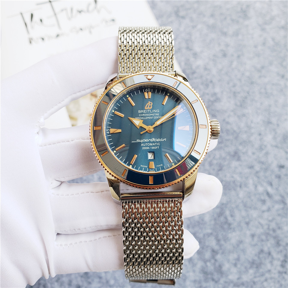 Men's Automatic Mechanical Watch 904L Stainless Steel 46mm- BR 46