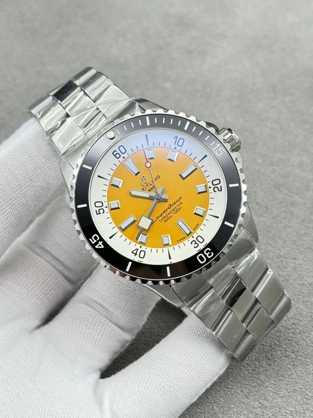 Men's Automatic Mechanical Watch 904L Stainless Steel 46mm- BR 168