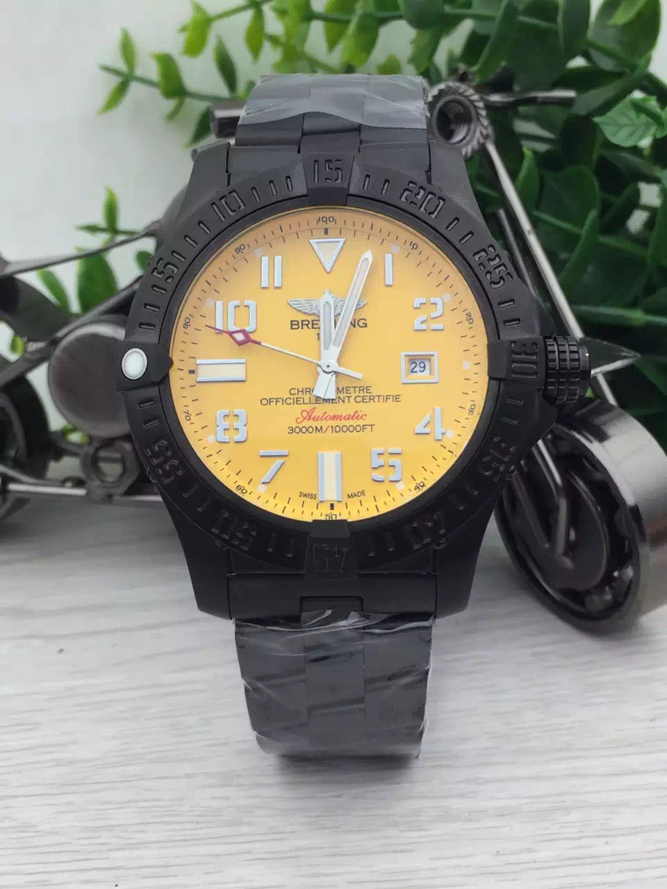 Men's Automatic Mechanical Watch 904L Stainless Steel 46mm- BR 158