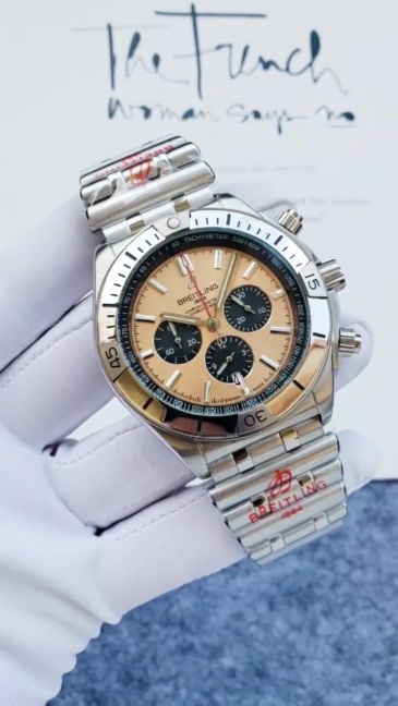Men's Quartz Watch Chronograph 904L Stainless Steel 46mm- BR 139