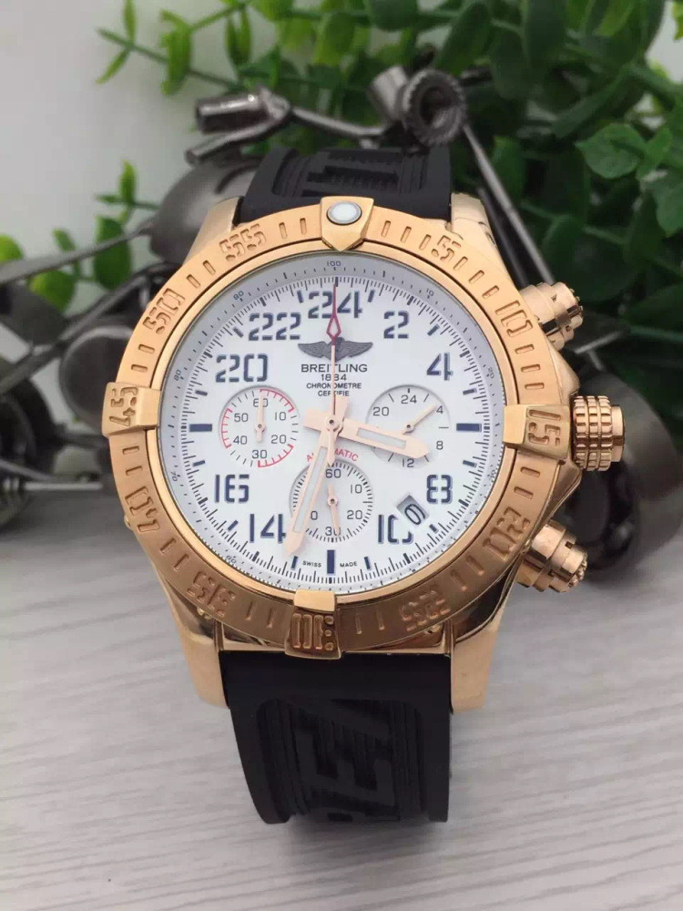 Men's Quartz Watch Chronograph 904L Stainless Steel 46mm- BR 149