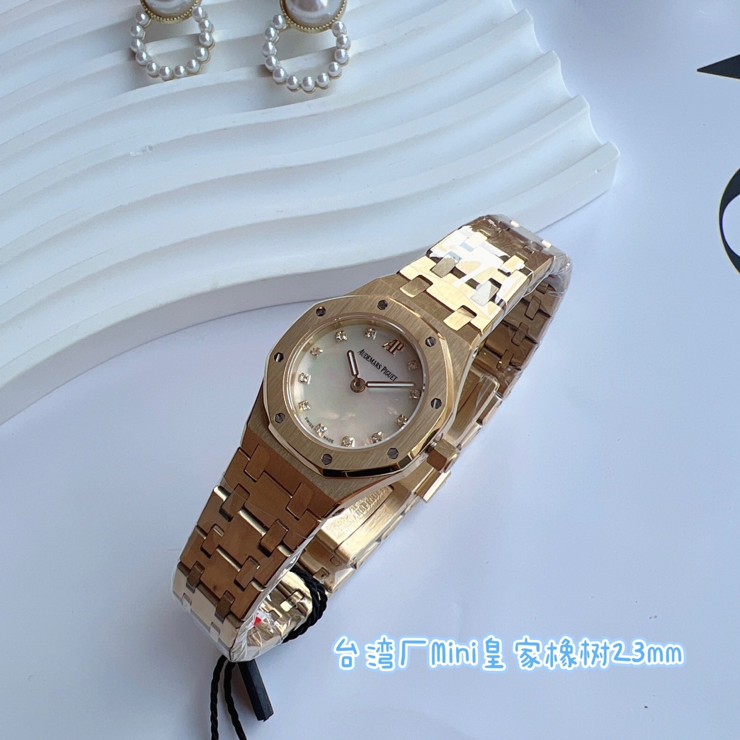 Women's  Quartz Watch Chronograph 904L Stainless Steel 23mm- AP 121