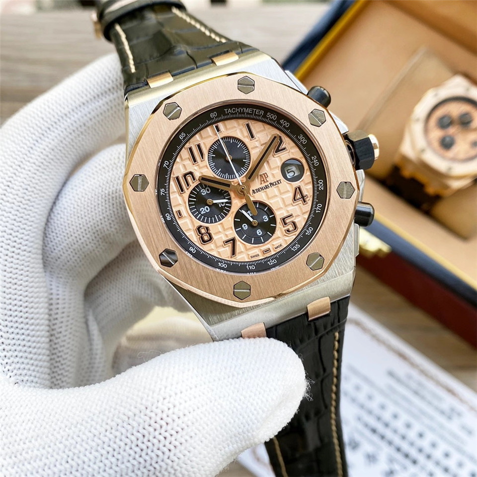 Men's Automatic Mechanical Watch 904L Stainless Steel 42mm- AP 47