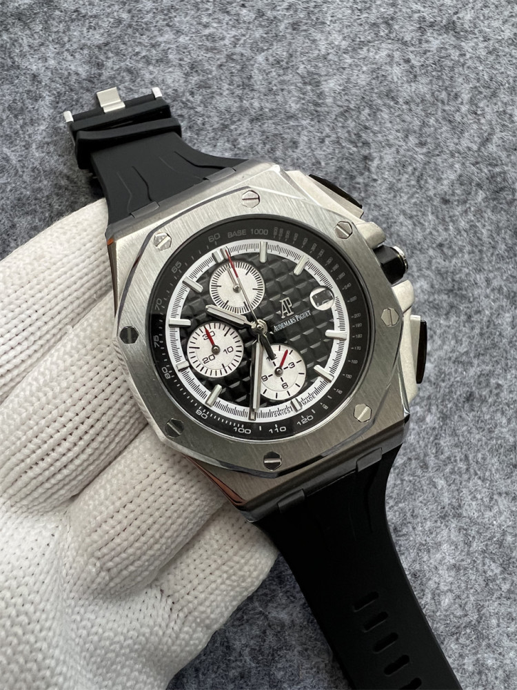 Men's Quartz Watch Chronograph 904L Stainless Steel 44mm- AP 99