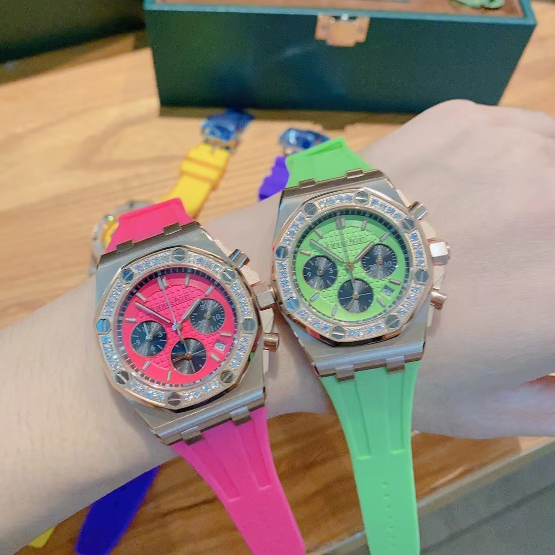 Women's  Quartz Watch Chronograph 904L Stainless Steel 35mm- AP 60