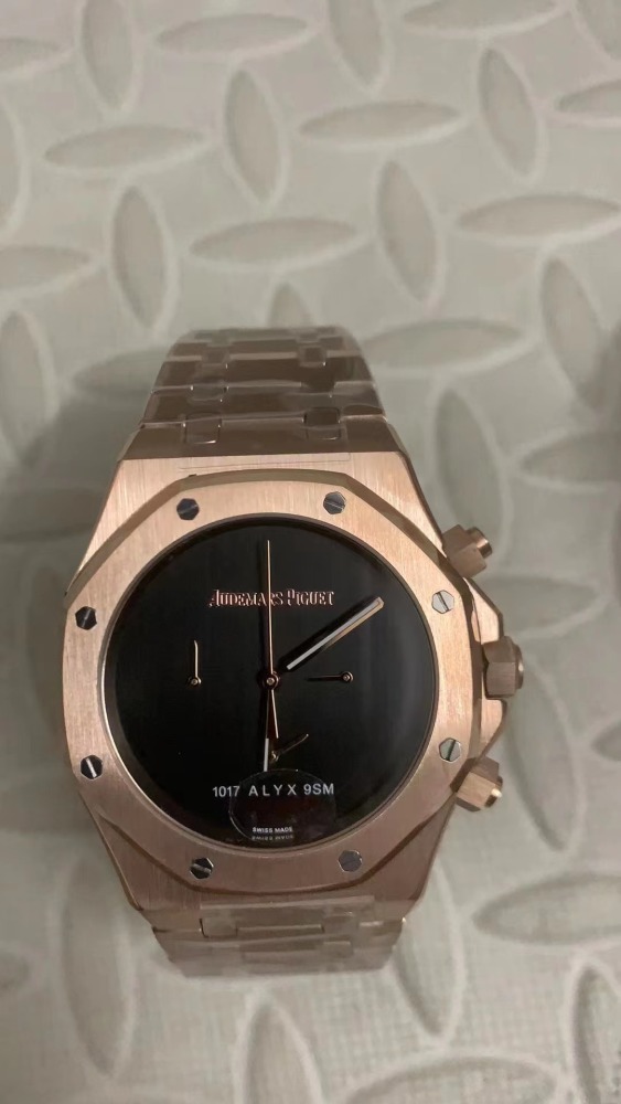 Men's Quartz Watch Chronograph 904L Stainless Steel 42mm- AP 89