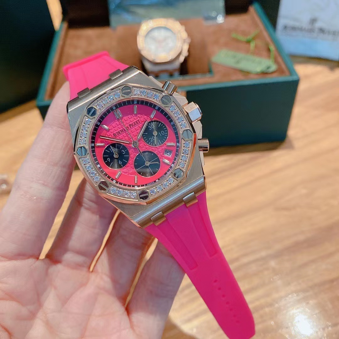 Women's  Quartz Watch Chronograph 904L Stainless Steel 35mm- AP 60
