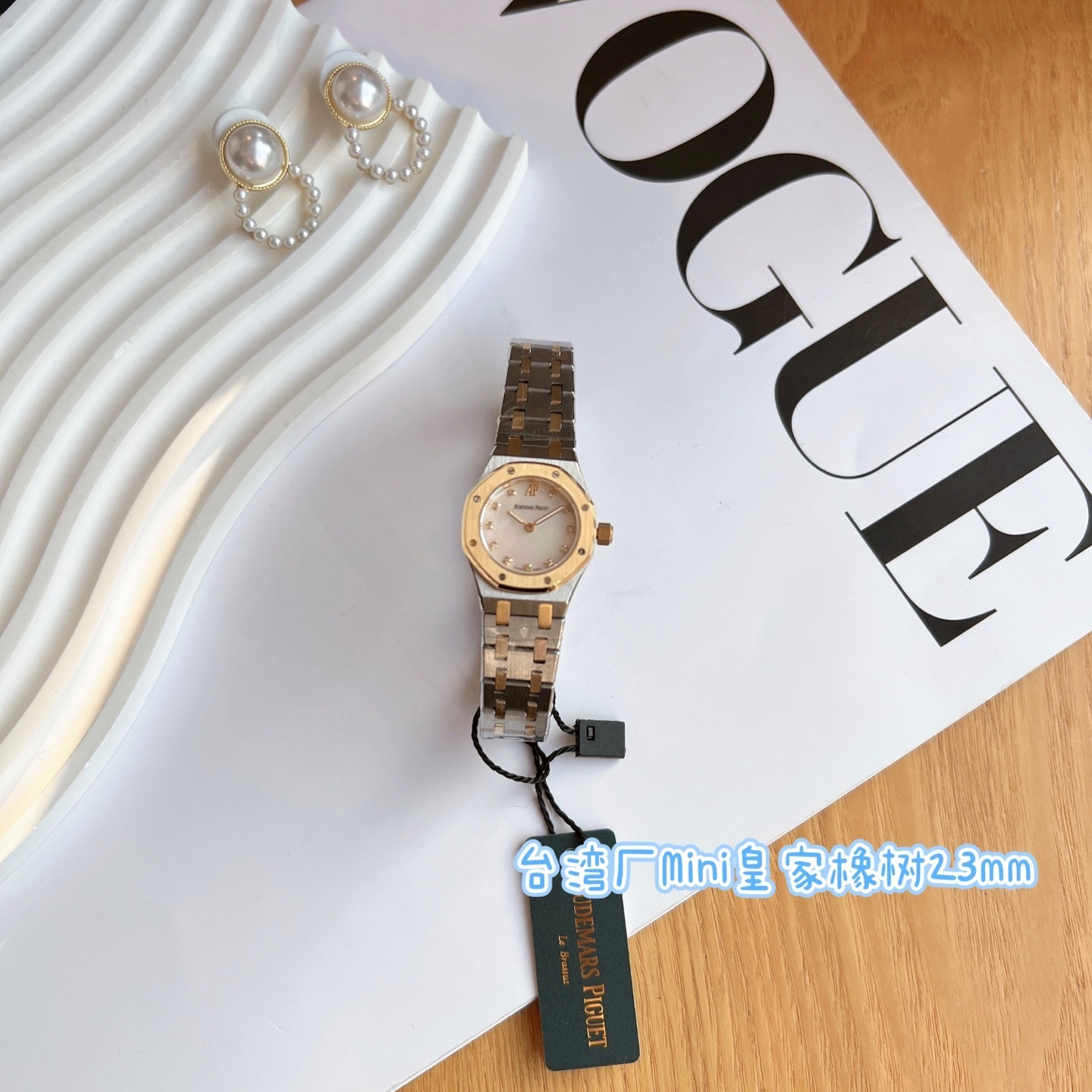 Women's  Quartz Watch Chronograph 904L Stainless Steel 23mm- AP 121