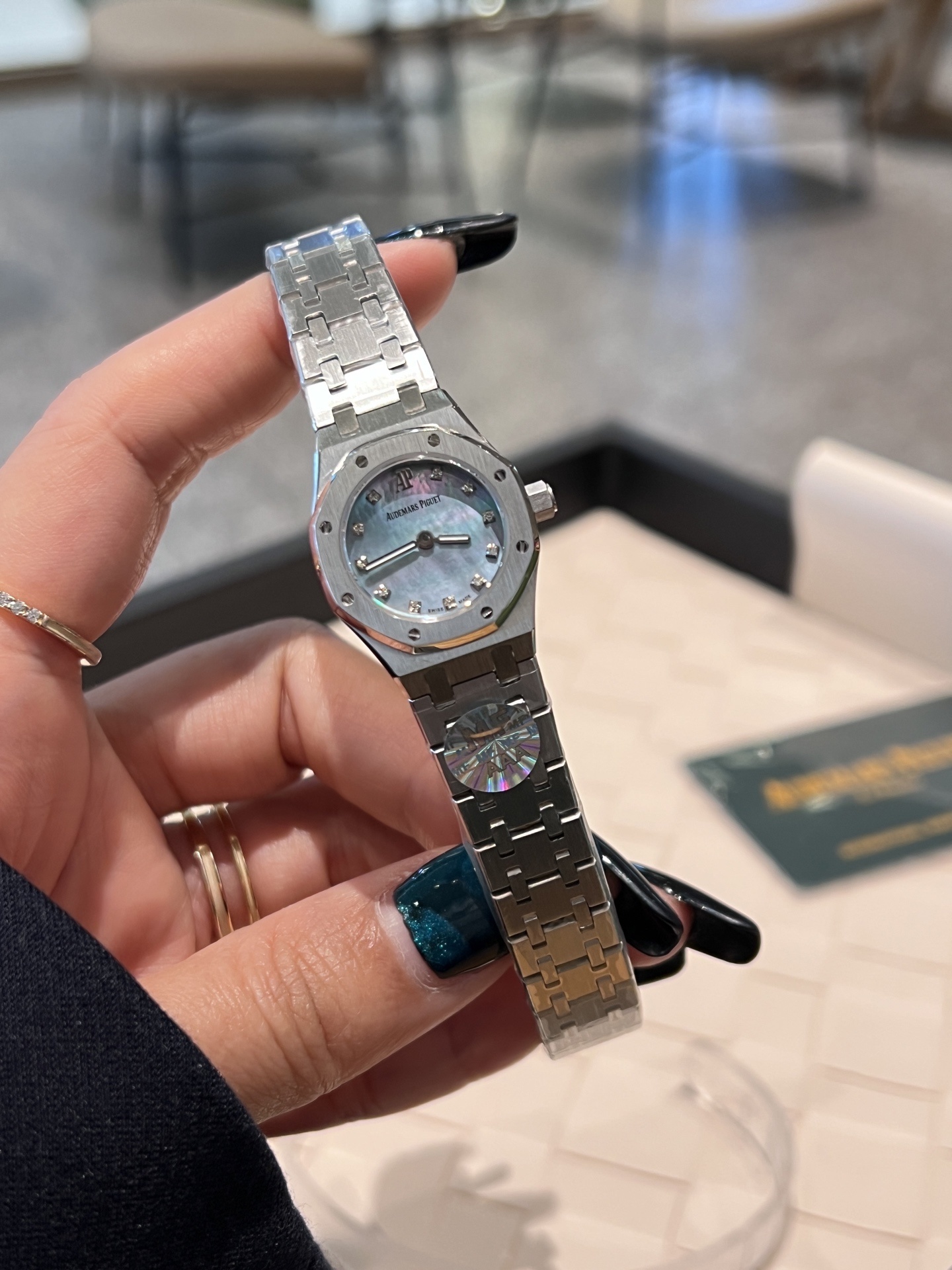 Women's  Quartz Watch Chronograph 904L Stainless Steel 23mm- AP 124